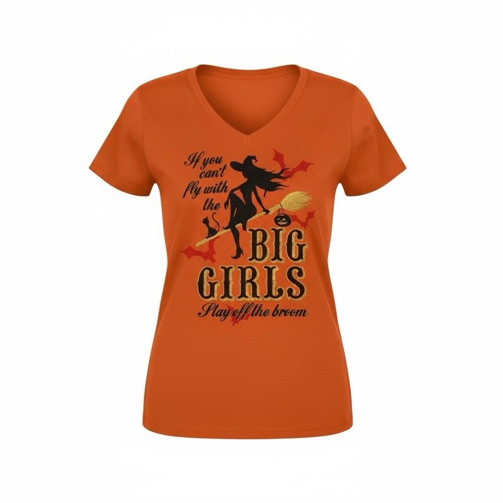 Women’s Halloween Witch Top Cotton Size Medium